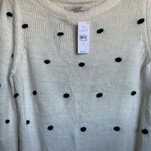 LOFT Lou&Grey Polka Dot Sweater